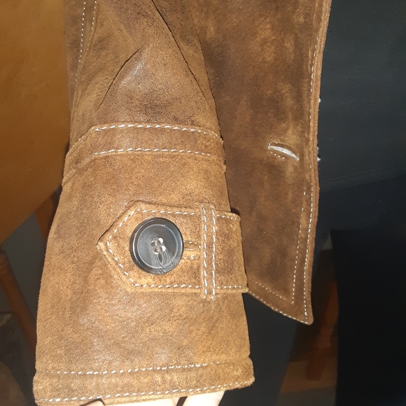 DANIER- Genuine Brown Leather Jacket-2xs But Fits like Regular Womens Size Small - Picture 5 of 8